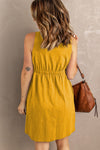 Sleeveless Button Down Dress